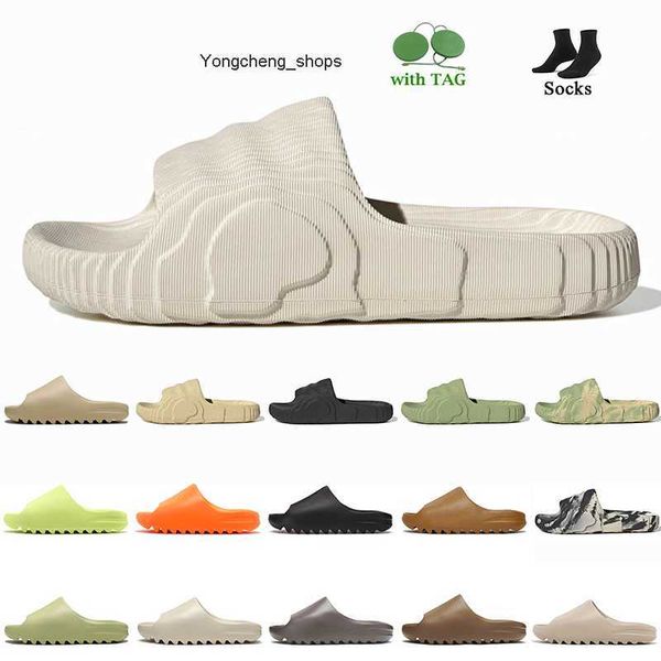 2022 women mens adilette 22 slides shoes slippers magic lime desert sand enflame orange onyx pure bone black grey designer
2022 women mens adilette 22 slides shoes slippers magic lime desert sand enflame orange onyx pure bone black grey designer