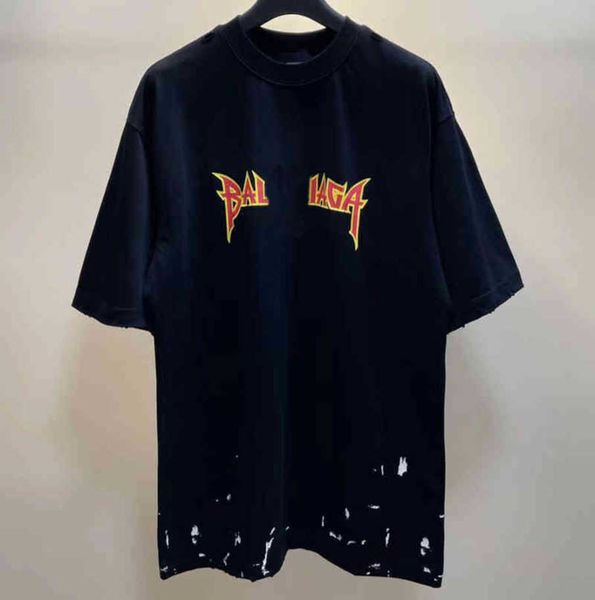 22ss 2022 designer balencigas t shirt balanciaca fashion brand paris b home washed short sve t-shirt men's and women's same letter, White;black
22ss 2022 designer balencigas t shirt balanciaca fashion brand paris b home washed short sve t-shirt men's and women's same letter, White;black
