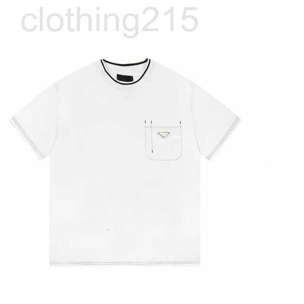 men's casual shirts designer 2022 summer new classic contrast pocket and women's versatile short sleeve t-shirt tejf, White;black
men's casual shirts designer 2022 summer new classic contrast pocket and women's versatile short sleeve t-shirt tejf, White;black