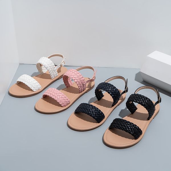 sandals women fashion flat casual solid color weave shoes female outdoor comfort rome beach flipflops sandalias de mujer 230213, Black
sandals women fashion flat casual solid color weave shoes female outdoor comfort rome beach flipflops sandalias de mujer 230213, Black