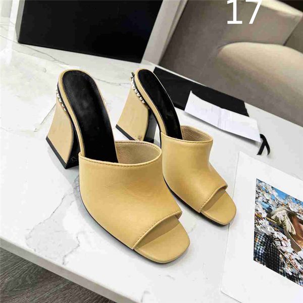 fashion sandals luxury design 2023 channel women high heel leather letter logo wedding party casual slippers 04-021, Black
fashion sandals luxury design 2023 channel women high heel leather letter logo wedding party casual slippers 04-021, Black