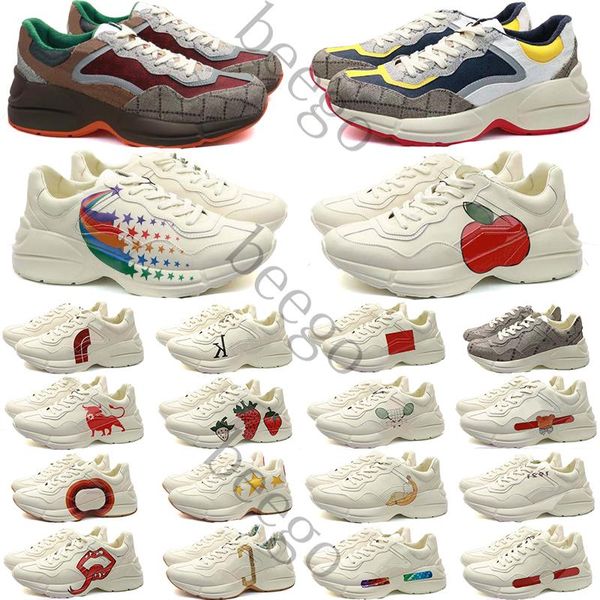 with box designer sneakers ggity shoes designer rhyton paris luxury shoes multicolor sneakers men women trainers vintage chaussures platf vi, Black
with box designer sneakers ggity shoes designer rhyton paris luxury shoes multicolor sneakers men women trainers vintage chaussures platf vi, Black