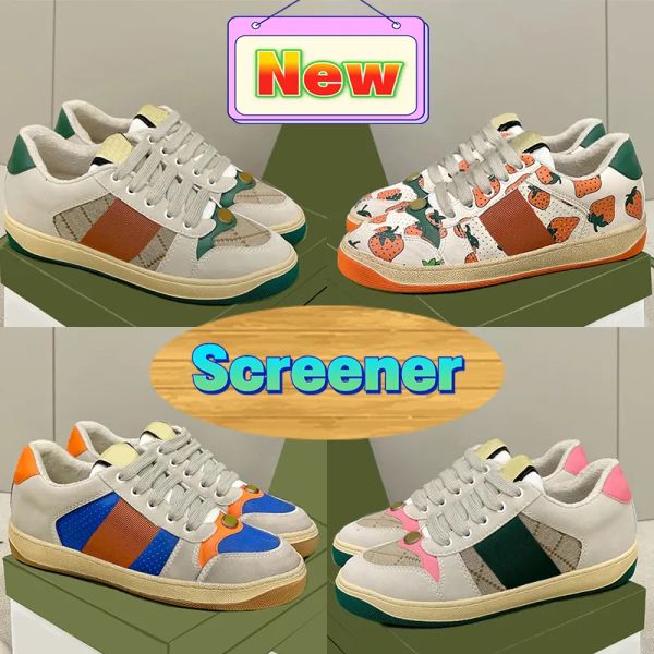 with box designer sneakers ggity shoes 2023 dirty designer casual shoes screener sneaker women men sneakers vintage classic leather web b oe, Black
with box designer sneakers ggity shoes 2023 dirty designer casual shoes screener sneaker women men sneakers vintage classic leather web b oe, Black
