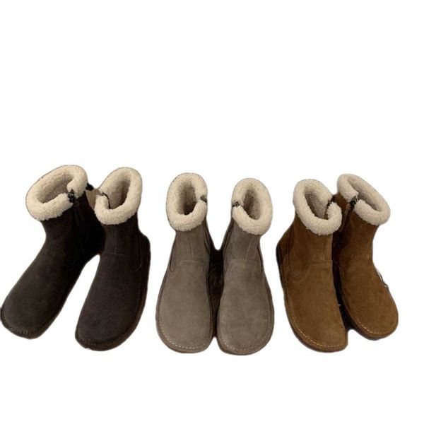 winter waterproof snow martin boots women's frosted soft leather thin short autumn winter snow boots plush thickened shoes, Black
winter waterproof snow martin boots women's frosted soft leather thin short autumn winter snow boots plush thickened shoes, Black