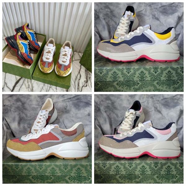 with box designer sneakers gg shoes guccie rhyton sneaker men trainer vintage luxury chaussures ladies casual shoes designer sneakers vintag, Black
with box designer sneakers gg shoes guccie rhyton sneaker men trainer vintage luxury chaussures ladies casual shoes designer sneakers vintag, Black