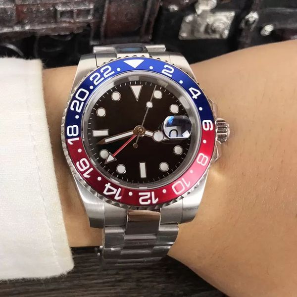 with original box gmt watch fully automatic quality luxury automatic 904l stainless steel sapphire mirror glass watches, Slivery;brown
with original box gmt watch fully automatic quality luxury automatic 904l stainless steel sapphire mirror glass watches, Slivery;brown