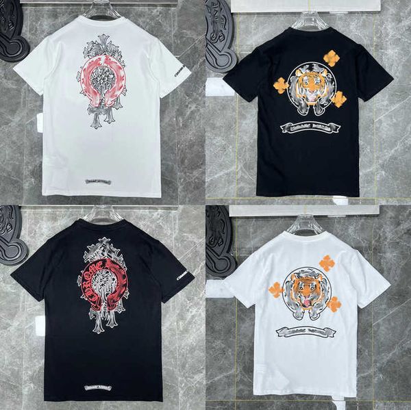 men's classic luxury t shirt brand ch tees men women sanskrit letter short sleeve horseshoe couple t-shirts designer polos tshirts cro, White;black
men's classic luxury t shirt brand ch tees men women sanskrit letter short sleeve horseshoe couple t-shirts designer polos tshirts cro, White;black