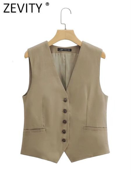 women's jackets zevity women fashion v neck sleeveless single breasted linen vest jacket office ladies casual slim waistcoat ct1642 23, Black;brown
women's jackets zevity women fashion v neck sleeveless single breasted linen vest jacket office ladies casual slim waistcoat ct1642 23, Black;brown
