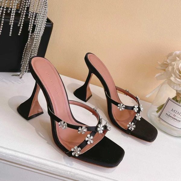 begum amina women's muaddi high heel sandals real silk crystal embellished strap slippers mules shoes rhinestone spool heel women heels, Black
begum amina women's muaddi high heel sandals real silk crystal embellished strap slippers mules shoes rhinestone spool heel women heels, Black