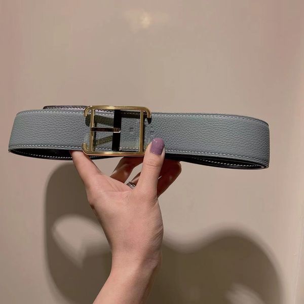 classics men belts designer mens and woman fashion togo leather classic reversible belt black brown h gold silver buckles 38cm ht01115
classics men belts designer mens and woman fashion togo leather classic reversible belt black brown h gold silver buckles 38cm ht01115