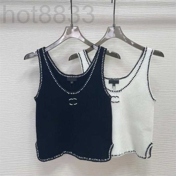 women's tanks & camis designer the new small fragrant style short u neck knitted vest is hand hooked and color contrasted with straps a, White
women's tanks & camis designer the new small fragrant style short u neck knitted vest is hand hooked and color contrasted with straps a, White