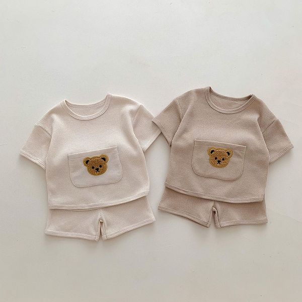 clothing sets milancel summer baby clothing set waffle bear te and shorts 2 pcs suits baby girls clothes set 230213, White
clothing sets milancel summer baby clothing set waffle bear te and shorts 2 pcs suits baby girls clothes set 230213, White