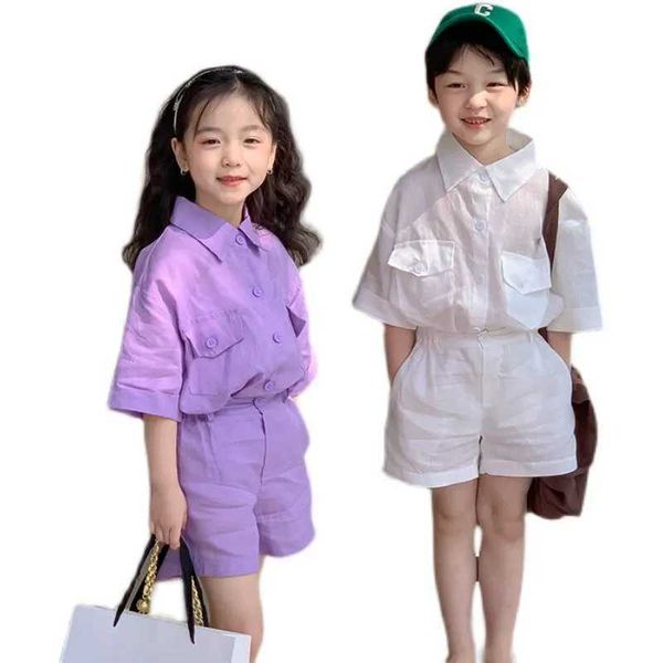 sets brother sister boys girls cotton linen cardigan shortsleeved set summer kid clothing twins baby casual shorts pcs outfit, White
sets brother sister boys girls cotton linen cardigan shortsleeved set summer kid clothing twins baby casual shorts pcs outfit, White