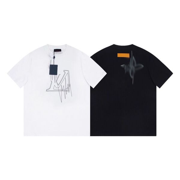 2023ss early spring new high-grade cotton printed t-shirt round neck stitching pullover short sleeves size m-xxxl color black white n4g5a, Black;brown
2023ss early spring new high-grade cotton printed t-shirt round neck stitching pullover short sleeves size m-xxxl color black white n4g5a, Black;brown