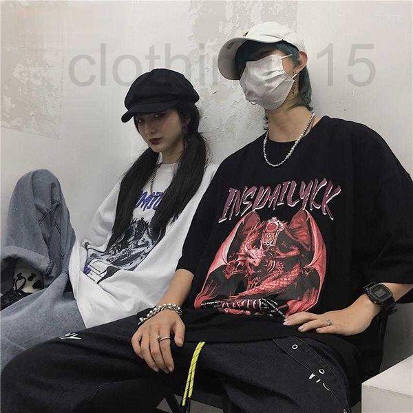 men's t-shirts designer t shirts hong kong style harajuku bf loose short-sleeved t-shirts for men and women ins super fire couples wear, White;black
men's t-shirts designer t shirts hong kong style harajuku bf loose short-sleeved t-shirts for men and women ins super fire couples wear, White;black