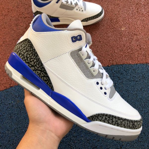 men basketball shoes jumpman 3 3s racer blue white black cement grey designer sports sneakers shoes ship with box us7-13
men basketball shoes jumpman 3 3s racer blue white black cement grey designer sports sneakers shoes ship with box us7-13
