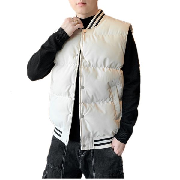 men's vests mens parka vest autumn and winter casual slim solid turtltneck collar zipper sleeveless fashion cotton for men outerwears 2, Black;white
men's vests mens parka vest autumn and winter casual slim solid turtltneck collar zipper sleeveless fashion cotton for men outerwears 2, Black;white