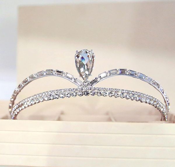 wedding headpieces women's gift fashion accessories designer crown inlaid diamond simple headband birthday gift love valentine's d, Silver
wedding headpieces women's gift fashion accessories designer crown inlaid diamond simple headband birthday gift love valentine's d, Silver