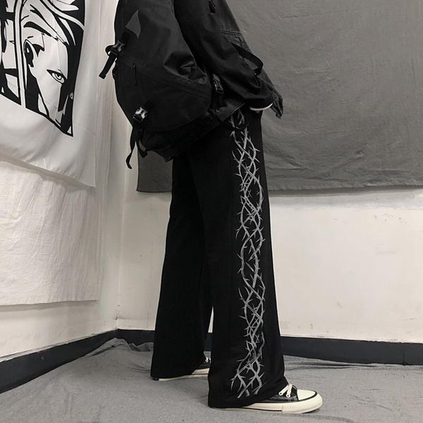 men's pants harajuku oversize pants wide pants japanese men streetwear casual trousers hip hop korean sport sweatpants skateboard pants, Black
men's pants harajuku oversize pants wide pants japanese men streetwear casual trousers hip hop korean sport sweatpants skateboard pants, Black