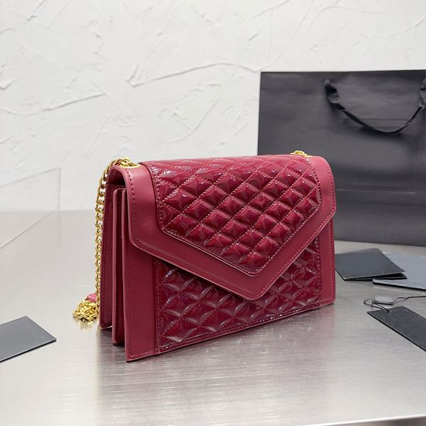 envelope messenger bags flap shoulder bag crossbody handbag wallet reversible chain bag patent leather plain diamond lattice purse fashion g
envelope messenger bags flap shoulder bag crossbody handbag wallet reversible chain bag patent leather plain diamond lattice purse fashion g