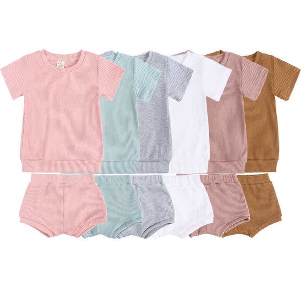 summer kids baby clothes casual solid color boys children's clothing sets ribbed tshirts shorts pieces short for girls, White
summer kids baby clothes casual solid color boys children's clothing sets ribbed tshirts shorts pieces short for girls, White