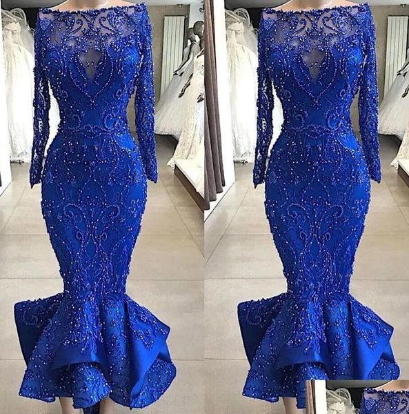 2023 luxury royal blue evening dresses mermaid long sleeves bateau neck sequins beaded crystals custom made formal occasion wear arabic prom, Black;red
2023 luxury royal blue evening dresses mermaid long sleeves bateau neck sequins beaded crystals custom made formal occasion wear arabic prom, Black;red
