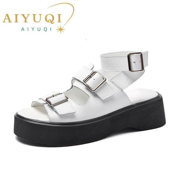 sandals aiyuqi women genuine leather 2023 summer opentoed beach wedge fashion 's 230213, Black
sandals aiyuqi women genuine leather 2023 summer opentoed beach wedge fashion 's 230213, Black