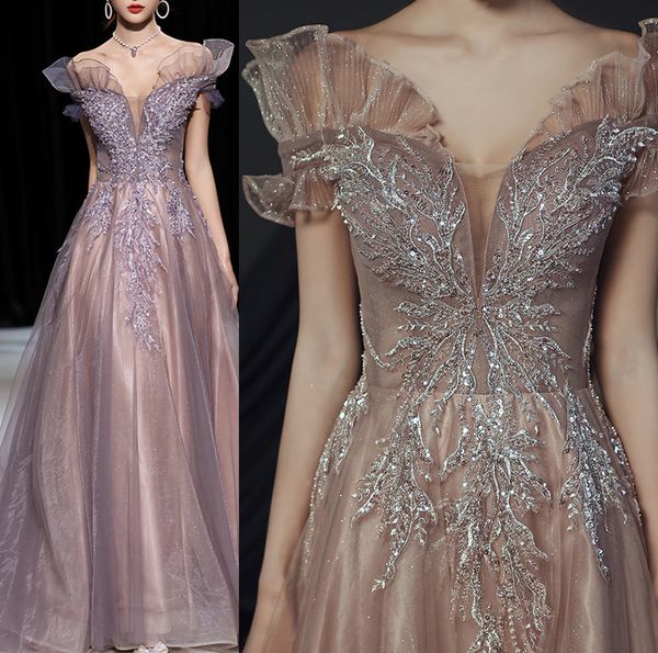 party dresses spark sequins formal evening vneck off the shoulder a line celebrity gown appliqued beadings dress robe de soiree 230213, White;black
party dresses spark sequins formal evening vneck off the shoulder a line celebrity gown appliqued beadings dress robe de soiree 230213, White;black
