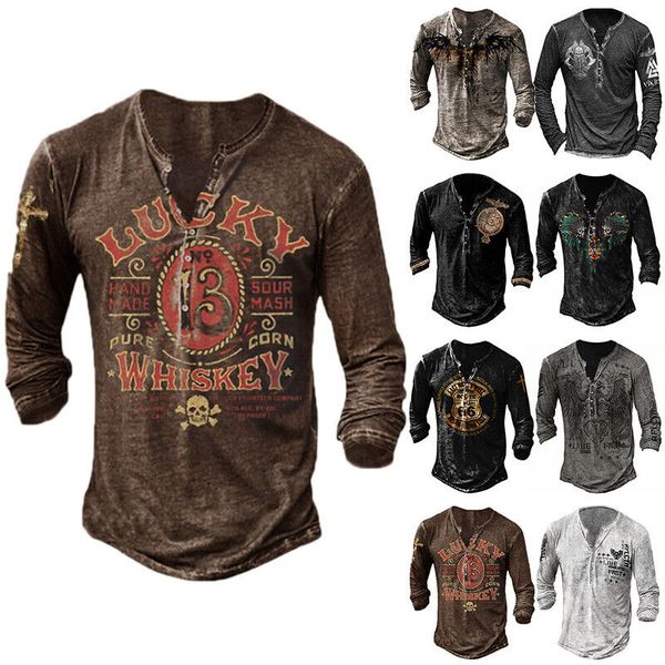 men long sleeve halloween shirt casual loose v neck button pullover t shirt, White;black
men long sleeve halloween shirt casual loose v neck button pullover t shirt, White;black