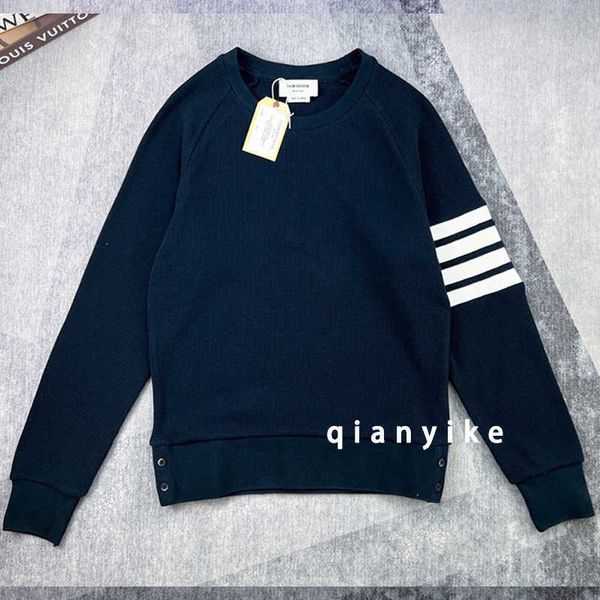men's hoody tomh brown hoodie designer waffle american loose four bar fashion brand casual sweater crew neck coat long sleeve pullover, Black
men's hoody tomh brown hoodie designer waffle american loose four bar fashion brand casual sweater crew neck coat long sleeve pullover, Black
