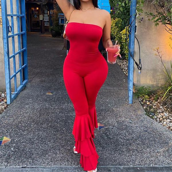 womens jumpsuits romper strapless bodycon casual jumpsuit red fashion backless rompers stacked flared pants streetwear overalls 230210, Black;white
womens jumpsuits romper strapless bodycon casual jumpsuit red fashion backless rompers stacked flared pants streetwear overalls 230210, Black;white