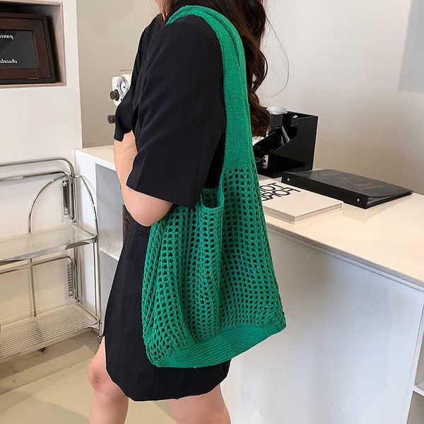 2023 summer new hollow weave women's bag totes large capacity shopper casual knitting designer handbags for women shoulder
2023 summer new hollow weave women's bag totes large capacity shopper casual knitting designer handbags for women shoulder