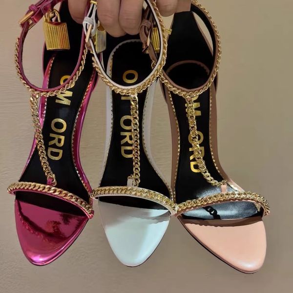 dress shoes pointy open toe sandal brand high heels gold padlock tomf-sandal leather naked heeled sandals wedding party dress pumps with box, Black
dress shoes pointy open toe sandal brand high heels gold padlock tomf-sandal leather naked heeled sandals wedding party dress pumps with box, Black