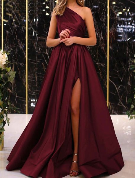 a-line purple evening dress one shoulder sleeveless floor length satin prom formal gowns engagement robes de soiree vestidos de fieast 2023, Black;red
a-line purple evening dress one shoulder sleeveless floor length satin prom formal gowns engagement robes de soiree vestidos de fieast 2023, Black;red