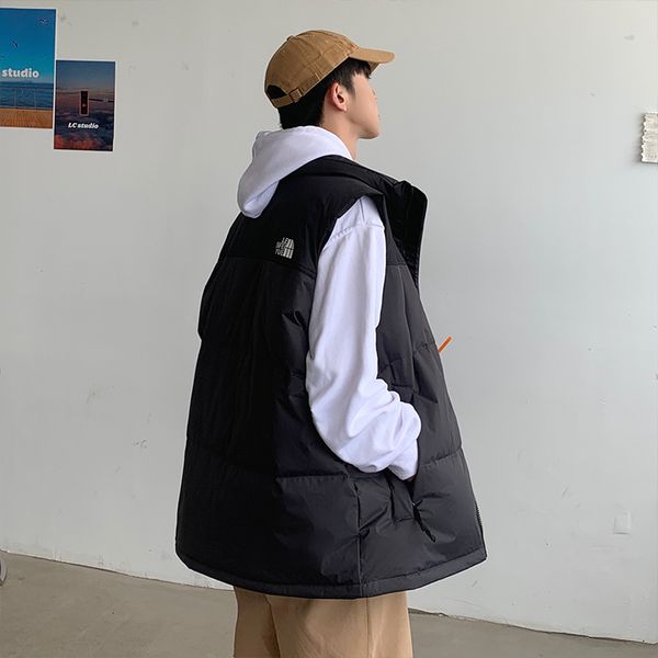 men's vests oein s cotton jackets winter warm sleeveless jacket fashion casual patchwork autumn thicken waistcoat 230213, Black;white
men's vests oein s cotton jackets winter warm sleeveless jacket fashion casual patchwork autumn thicken waistcoat 230213, Black;white