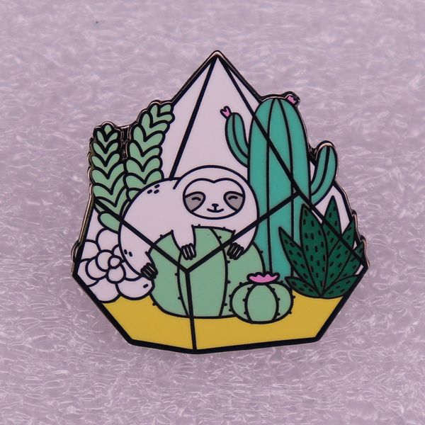 cute sloth and cactus brooch cute anime movies games hard enamel pins collect metal cartoon brooch backpack hat bag collar lapel badges, Blue
cute sloth and cactus brooch cute anime movies games hard enamel pins collect metal cartoon brooch backpack hat bag collar lapel badges, Blue