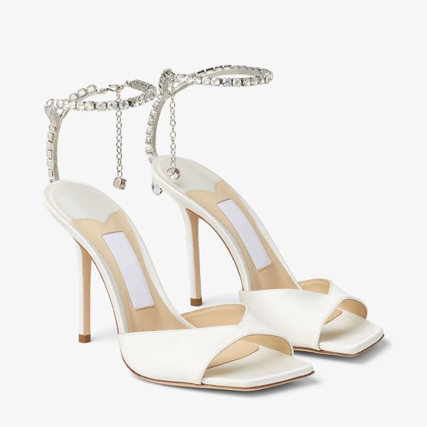 designer sandals women shoes luxury saeda sandal 100 with crystal embellishment open toes stiletto heel eu35-43 with box wedding, Black
designer sandals women shoes luxury saeda sandal 100 with crystal embellishment open toes stiletto heel eu35-43 with box wedding, Black