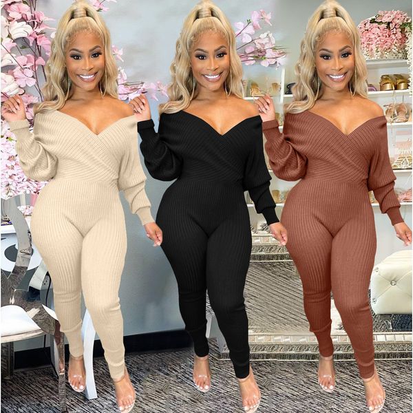 womens jumpsuits rompers classy casual winter clothing off shoulder ribbed v neck romper bodycon jumpsuit 230210, Black;white
womens jumpsuits rompers classy casual winter clothing off shoulder ribbed v neck romper bodycon jumpsuit 230210, Black;white
