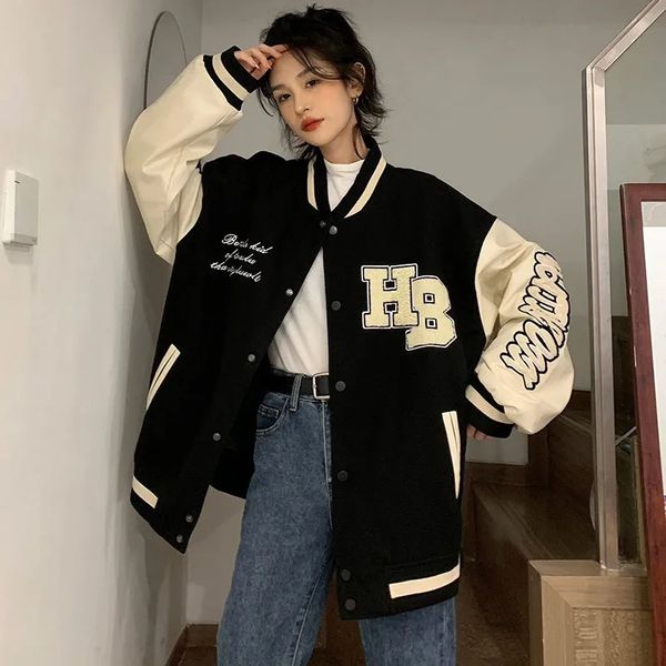 womens jackets american fashion brand heartshaped letter embroidered baseball suit women y2k mens autumn baseball bomber jacket 230213, Black;brown
womens jackets american fashion brand heartshaped letter embroidered baseball suit women y2k mens autumn baseball bomber jacket 230213, Black;brown