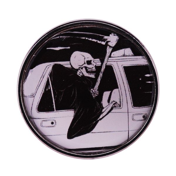 passenger taxi death brooch black and white gothic button badge cute anime movies games hard enamel pins collect metal cartoon brooch, Blue
passenger taxi death brooch black and white gothic button badge cute anime movies games hard enamel pins collect metal cartoon brooch, Blue