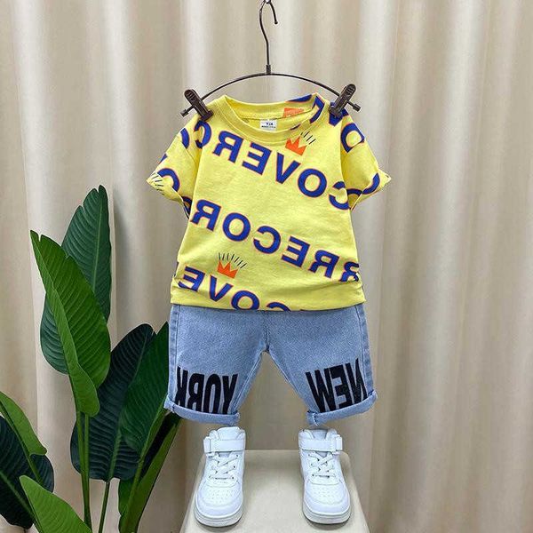 child short sleeve suit summer new casual children's clothing sets kids baby boy girl cotton tshirtshort two piece set, White
child short sleeve suit summer new casual children's clothing sets kids baby boy girl cotton tshirtshort two piece set, White