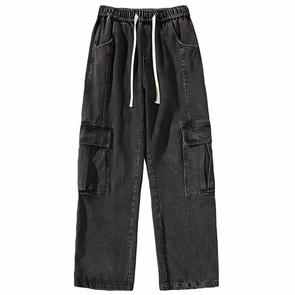 men's jeans black kpop cargo pants men hip hop grunge punk japanese streetwear vintage y2k korean style straight wide leg trousers 2302, Blue
men's jeans black kpop cargo pants men hip hop grunge punk japanese streetwear vintage y2k korean style straight wide leg trousers 2302, Blue