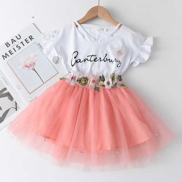 new summer girl set kids suits sleeves applique clothes embroidery pearl mesh dress children bubble clothing sets t, White
new summer girl set kids suits sleeves applique clothes embroidery pearl mesh dress children bubble clothing sets t, White