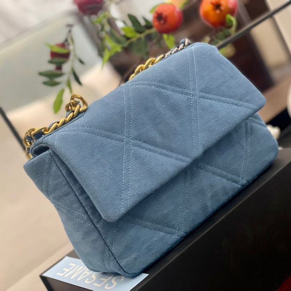 cc bag shoulder bags classic mini flap bicolore quilted denim 19 bags large capacity gold metal hardware crossbody shoulder luxury designer
cc bag shoulder bags classic mini flap bicolore quilted denim 19 bags large capacity gold metal hardware crossbody shoulder luxury designer