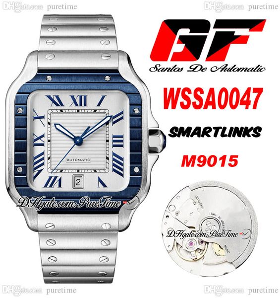 gf v2 wssa004 miyota 9015 automatic mens watch two tone blue bezel white dial roman markers quick switch stainless steel bracelet super edit, Slivery;brown
gf v2 wssa004 miyota 9015 automatic mens watch two tone blue bezel white dial roman markers quick switch stainless steel bracelet super edit, Slivery;brown