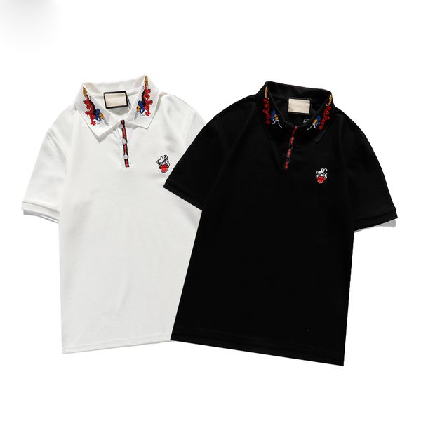 summer brand clothes luxury designer polo shirts men casual polo print embroidery t shirt high street mens polos, White;black
summer brand clothes luxury designer polo shirts men casual polo print embroidery t shirt high street mens polos, White;black