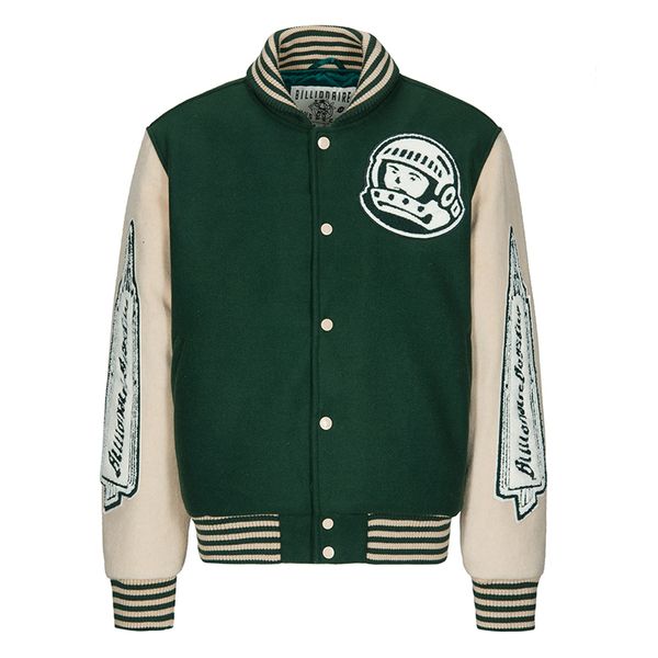 men's wool blends cotton jacket baseball uniform bbc kenijima astronaut retro sports 230213, Black
men's wool blends cotton jacket baseball uniform bbc kenijima astronaut retro sports 230213, Black