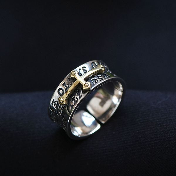 10pcs new fashion opening cross ring creative personality retro hipster adjustable men's accessories gifts, Silver
10pcs new fashion opening cross ring creative personality retro hipster adjustable men's accessories gifts, Silver