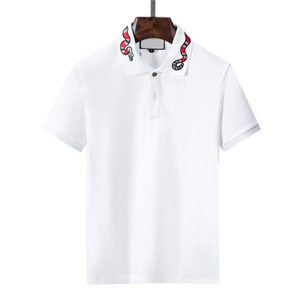 mens stylist polo shirts luxury men's polos designer clothing short sleeves fashion summer print embroidery t shirt high street mens po, White;black
mens stylist polo shirts luxury men's polos designer clothing short sleeves fashion summer print embroidery t shirt high street mens po, White;black