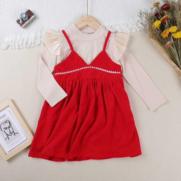 clothing christmas new girls ruffle clothes set long sleeve tshirt beading dress kids sets solid toddler girl clothings outfits, White
clothing christmas new girls ruffle clothes set long sleeve tshirt beading dress kids sets solid toddler girl clothings outfits, White